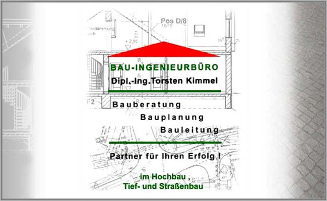 Willkommen im Bau-Ingenieurb&uuml;ro Kimmel